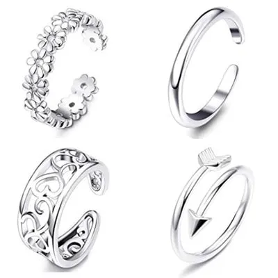 8 Piece Boho Toe Ring Set