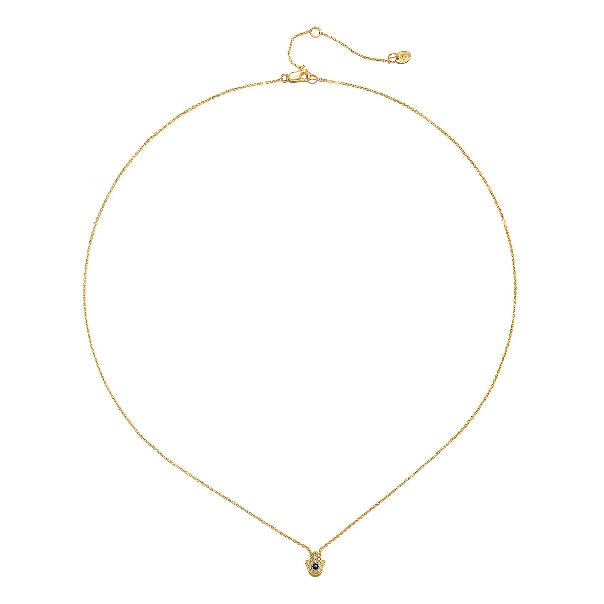 Abundant Blessings 14kt Gold Hamsa Necklace 