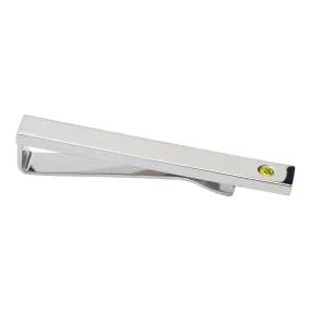 Birthstone Silver Plated Tie Bar (August - Peridot)