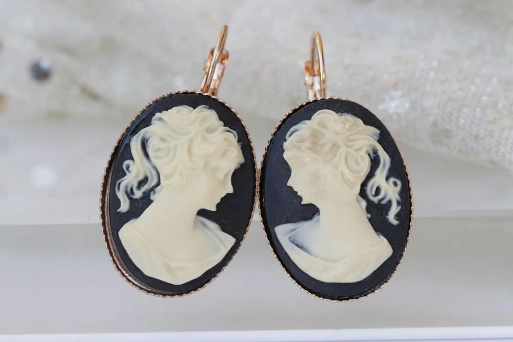 Cameo Earrings