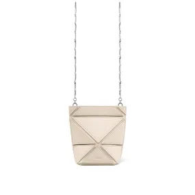 Facet Micro Plus Foldable Crossbody Bag - Rice