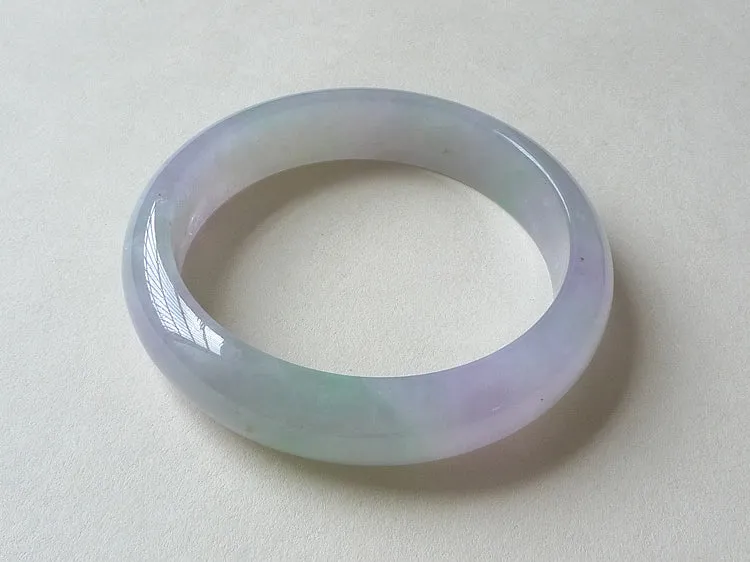 Natural Jade Bangle Jadeite Bangle Internal Diameter 56.5mm BER230