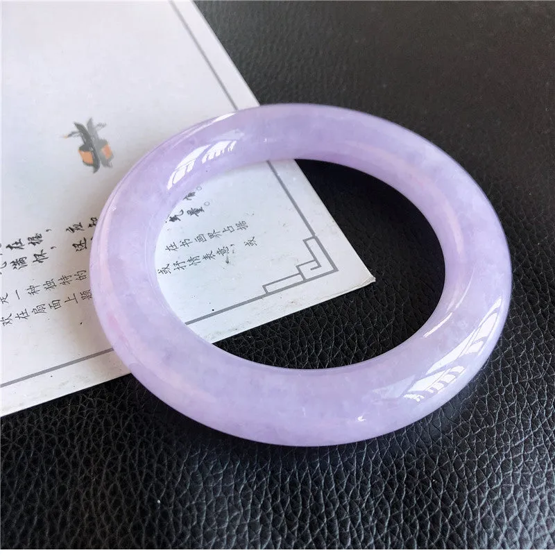 Natural Jade Bangle Jadeite Bangle Internal Diameter 58.2mm 01604