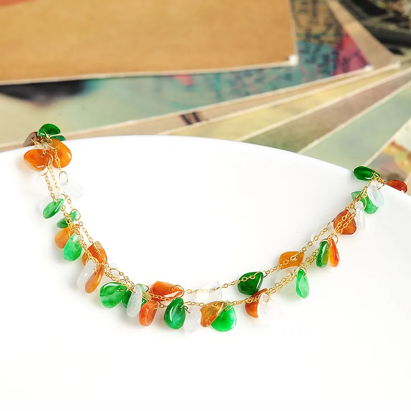 Natural Jade Bracelet Jadeite Bracelet BT33