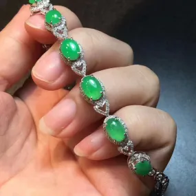 Natural Jade Bracelet Jadeite Bracelet NBT20