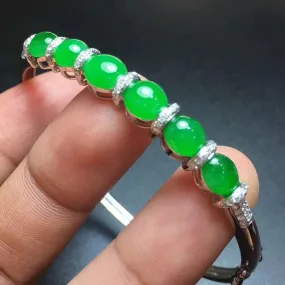 Natural Jade Bracelet Jadeite Bracelet NBT95